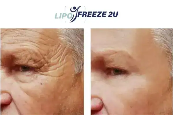Mens before and after Morpheus 8 Bexley results.