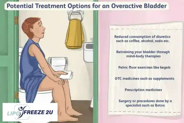 image of woman on toilet because of an overactive bladder Bexley