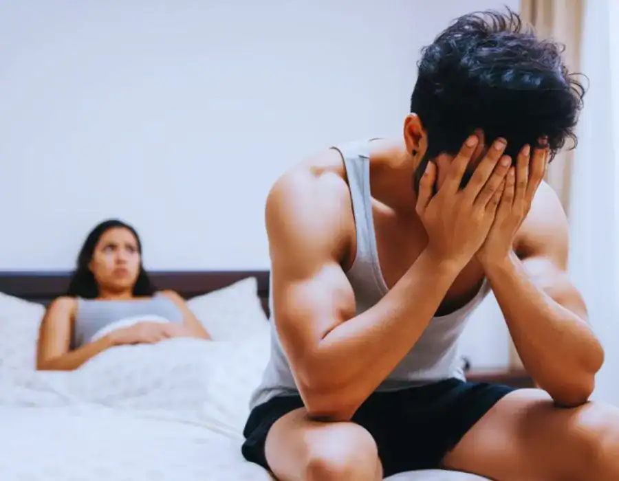 Image of upset man in need of erectile dysfunction treatment Bexley